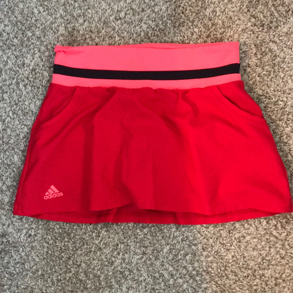 Red Tennis Skirt